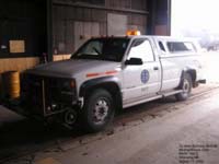 BNSF Manitoba 15672 pickup truck