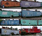 Recycled boxcars - Boutiques and shops, Yakima,WA