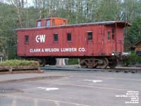 Clark-Wilson Lumber Co. caboose at Camp 18, Elsie,OR
