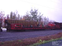Canadian National Railway rail transport car - CN 45332 - M150