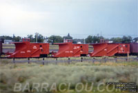 Canadian National snowplows - CN 55250, 55251 and 55441