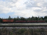 Canadian National Diffco side dump - CN 56540, CN 56125 and CN 56076