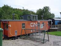Old CN caboose 79327 in Temiscaming,QC