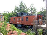 Old CN caboose 79327 in Temiscaming,QC