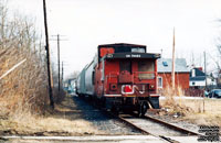 Canadian National Railway - CN 79482 shoving platform aka splat