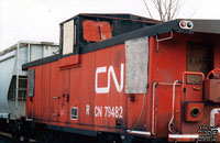 Canadian National Railway - CN 79482 shoving platform