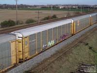 TTX Company / BNSF Railway trilevel autorack - ETTX 909135