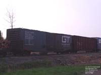 Canadian National Railway / Grand Trunk Western Railway - GTW 383446 - Boxcar converted in woodchip hopper