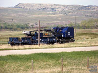 Montana Rail Link crane and idler car