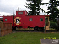 Information Station Caboose in Sedro Woolley,WA