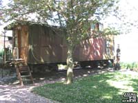 Southern Pacific caboose SP 1167 in Scio,OR