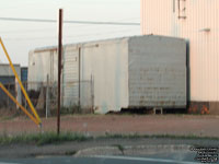 Storage boxcar in Campbellton, NB
