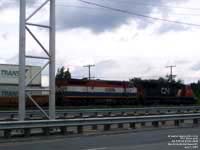 CN 5741 - SD75i and BCOL 4616 - Dash 8-40CM