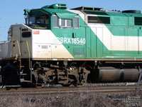 RBRX 18540 - Ex-GOT 540 - F59PH - to RBRX 18540, then RNCX 1893 - City of Burlington