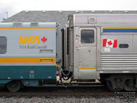 VIA 3303 (3300-serie LRC coach: 72 seats) and 4119