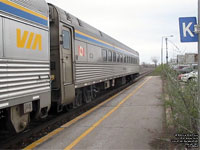 Via Rail 4116 (4100-serie Stainless steel coach: 74 seats) (ex-RailSea Cruises 3816, exx-H. Fraser 3816, exxx-AMTK 3816, exxxx-AMTK 3902, exxxxx-SP 2223, exxxxxx-T&NO 435, nee SP 2362)