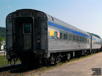 Via Rail 8132 - coach: 62 seats (ex-VIA 160, exx-CR 5649, exxx-AMTK 5649, exxxx-PC 2913, nee NYC 2913)