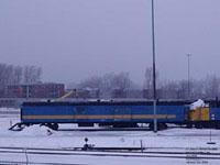 VIA Rail 9656 (Baggage car stored in Montreal,QC) (ex-CN)