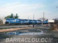 CR 6639, 6777, 6778 and 9527 - SW1500 (ex-PC 9527 - To NS 2211, then RLIX 340, then NSHR 1944)