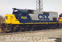 CSXT 1508 - GP15T (ex-BO 1508)
