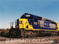 CSXT 8125 - SD40-2 (ex-SBD 8125, ex-L&N 8125)