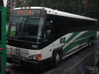 GO Transit bus 2431 - 2009 MCI D4500CT
