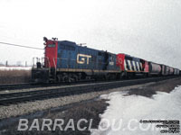 GTW 4433 - GP9 (Sold to Saginaw Valley Railway Museum - Nee GTW 1757) and CN 9549