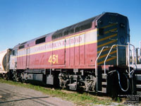 CDAC 451- F40PHRm  (Ex-Amtrak F40PH No. 314) (Owned by Rail World and remained possibly active on the MMA)