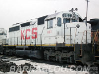 KCS 607 - SD40 (Re# KCS 4607, then KCS 672)