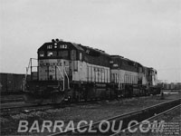 MILW 155 - SD40-2 - 30-ERS-6 (Nee MILW 3025, To FNM 13017) and MILW 182