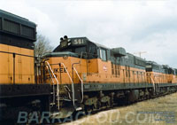 MILW 561 - SD10 - 15-ERS-6 (Ex-MILW 516, Nee MILW SD7 2216 - To SOO 532) Wrecked at Marquette,IA in 1986 - Scrapped
