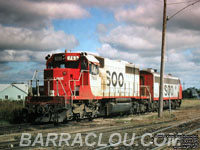 Soo Line 763 - SD40-2 (Sold to PRLX 3002) and SOO 505 - FP7