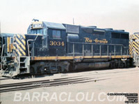 DRGW 3034 - GP35 (To CORP 3034, then CEFX 3034)