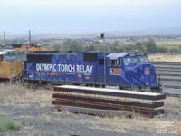 UP 2001 - SD70M - Olympic Torch Relay scheme