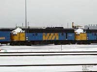 Via Rail 6301 - FP9A, stored in Montreal,QC