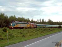 Via Rail 6400 and 6406 - Spiderman II on the Ocean and Chaleur trains (F40PH-2)