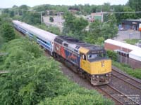 Via Rail 6401 (F40PH-2) - Spiderman II on AMT Montreal-Rigaud Line (F40PH-2)