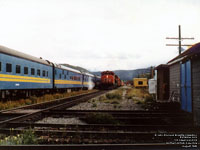 Via Rail train 9 - Skeena, Northern British Columbia 1986