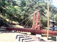 Yosemite Valley Railroad Hand-powered turntable, El Portal,CA