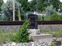Davis - Theriault Memorial, CN St-Hyacinthe subdivision, Mont-St-Hilaire