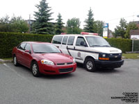 963 (ex-103) and 961 - Drummondville, Quebec - tat-Major 2008 Chevrolet Impala and Unit de prevention Chevrolet Express Prevention Unit