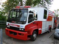 Unite d'urgence - Rescue 502 - 99-311 - 1999 Lafleur / GMC T6500 (nee Saint-Etienne-de-Lauzon) - Caserne 2 (St-Romuald), Levis, Quebec