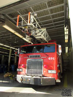 491 - (337-92015) - 1992 Freightliner FLL6342 / Anderson / Seagrave aerial (Ex-419) - Spare Unit