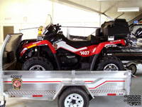 Sherbrooke, Quebec - 1407 - 650951 - 2009 Bombardier BRP Can-Am Outlander Max650XT ATV off-road rescue