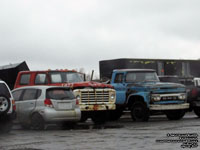 Ford and GMC trucks