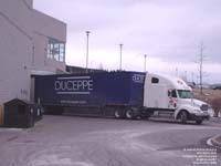 Brossard truck with Compagnie Jean Duceppe trailer