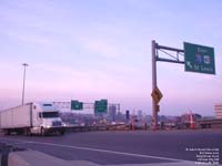 Sunrise on Interstate 70 in Kansas City