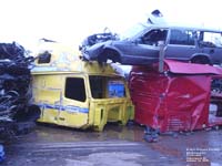 Scraped truck cabs
