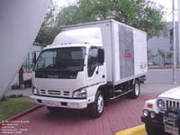 Isuzu straight body truck