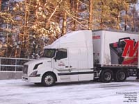 Canada Cartage tractor and a Motomaster - Canadian Tire - trailer